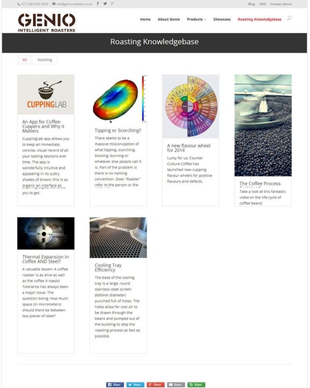 Genio coffee roasters UPstart