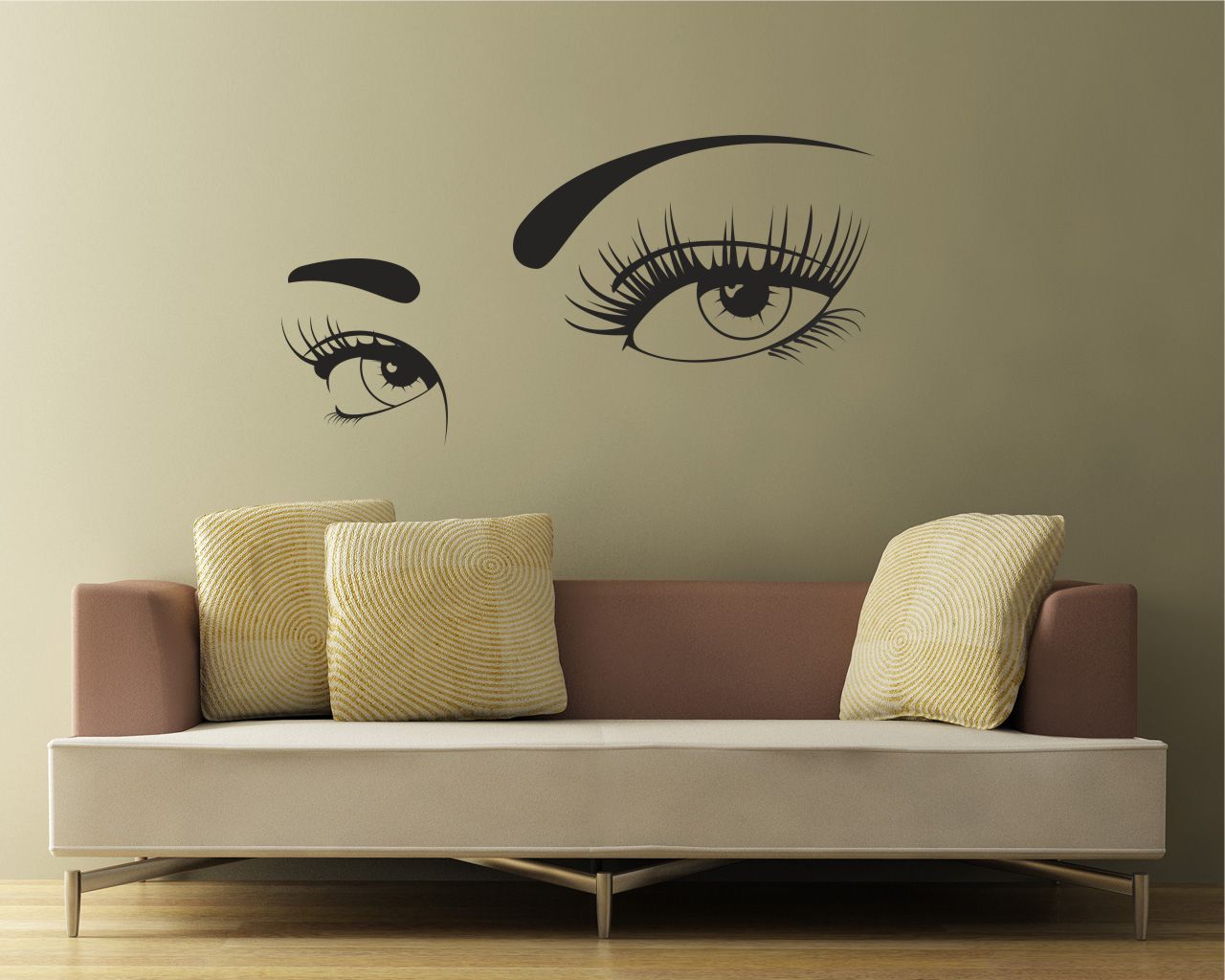 OCCHI SENSUALI Bellezza Adesivo murale Interni