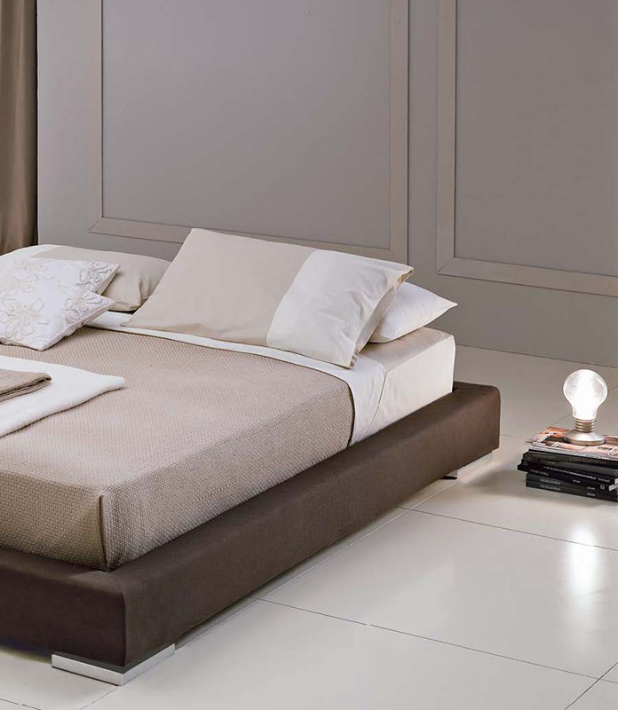 Orlando Letto matrimoniale Futon giapponese imbottito in tessuto o