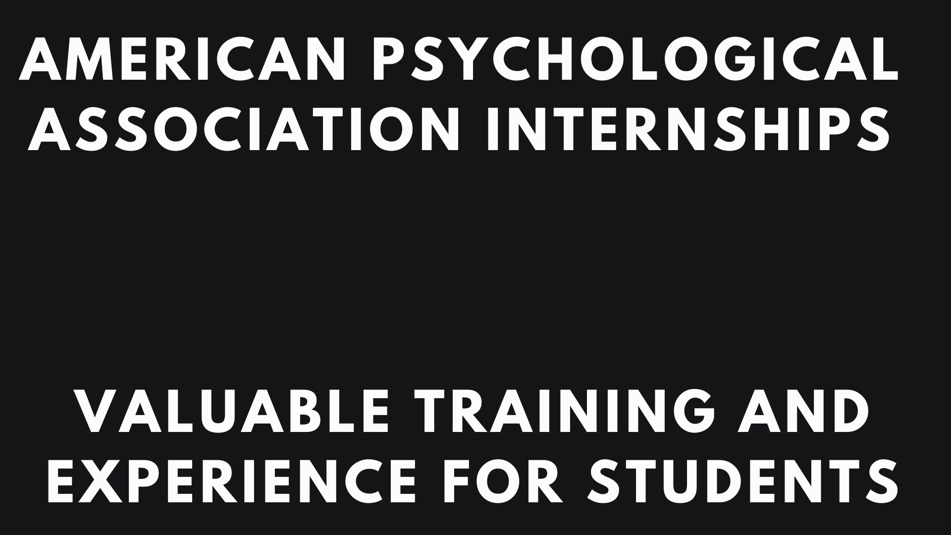 APA Internships 2024 American Psychological Association Internship Sphere