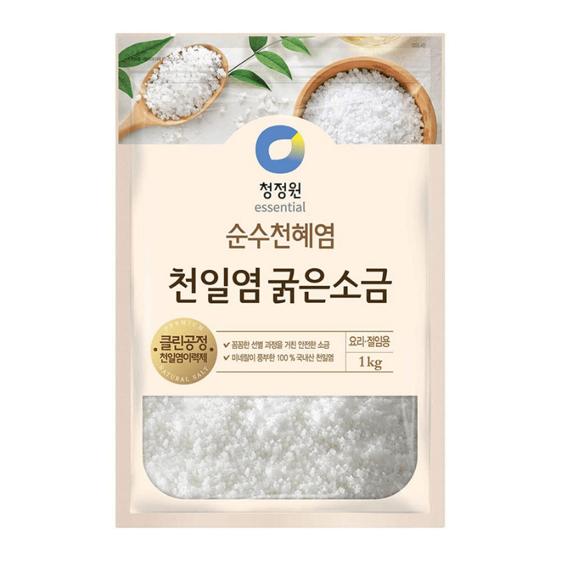 O’food Korean Premium Natural Coarse Sea Salt for Kimchi Brining 1kg Interoriental Official