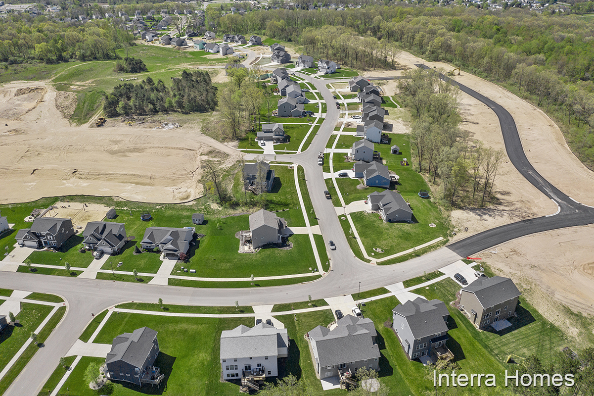 Homes for Sale at Stony Bluff in Lowell, MI Interra Homes