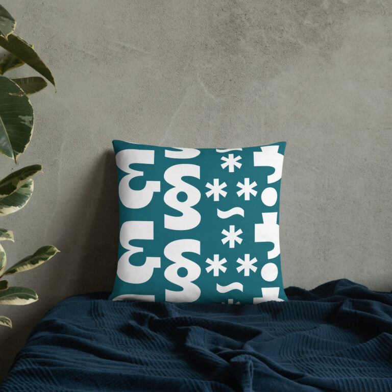 Basic Pillow at Interrobang Type Co