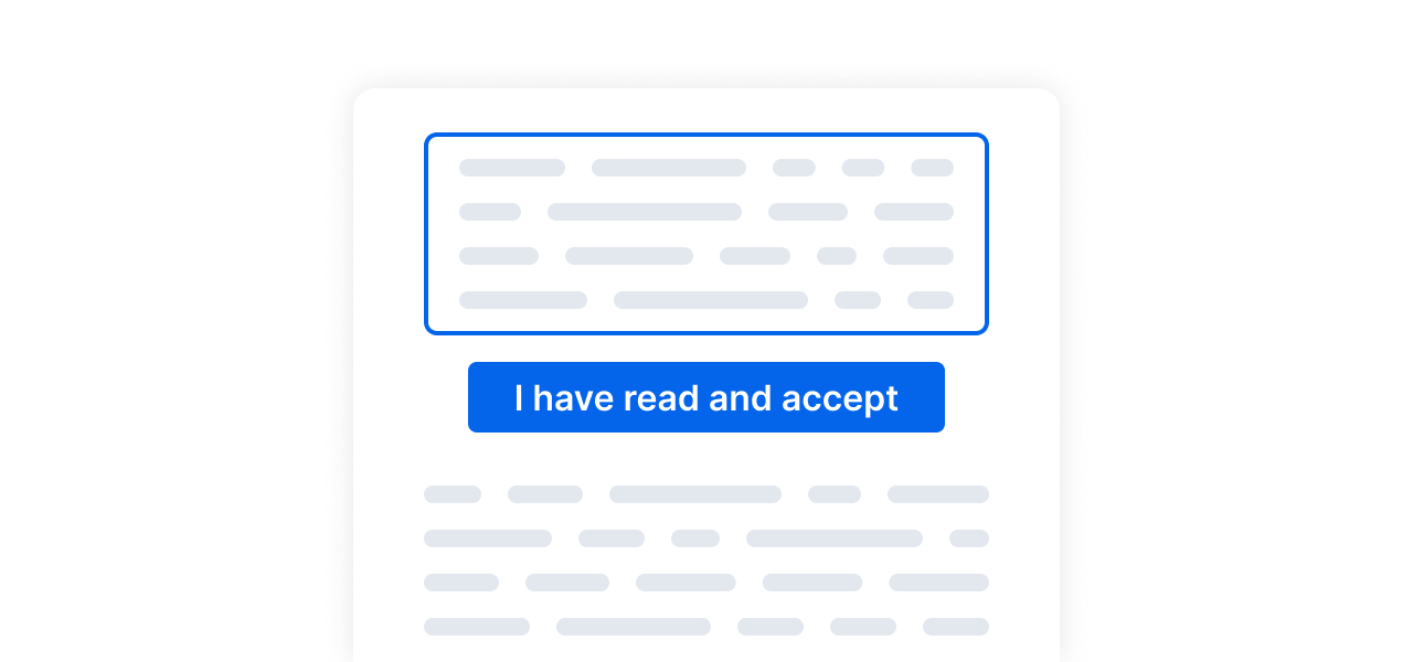 Scroll to the bottom to accept Terms of service IntersectionObserver