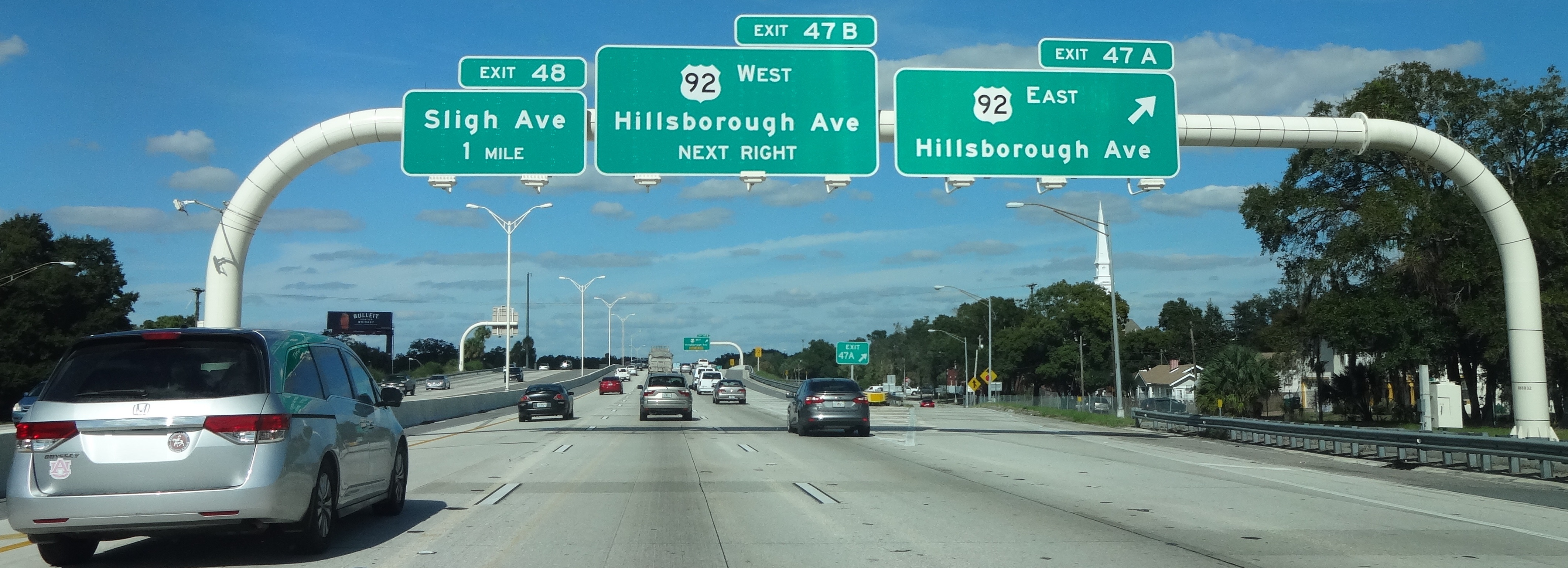 Exit 47 US 92/Hillsborough Avenue