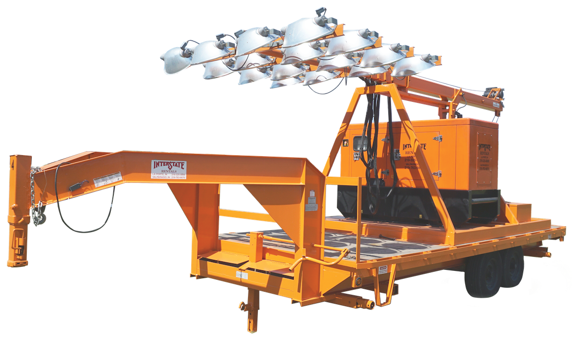 Rent 60 Foot Stadium Light Towers for Industrial, Worksite and Sports