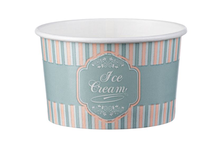 Paper Ice Cream Bowl Patisserie Design 6 oz Intertan S.A.
