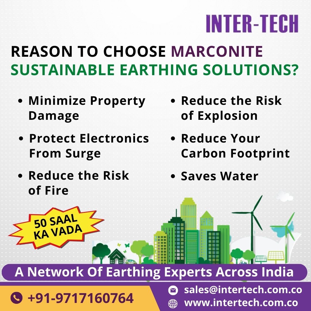 Best Earthing Solution is Marconite Intertech