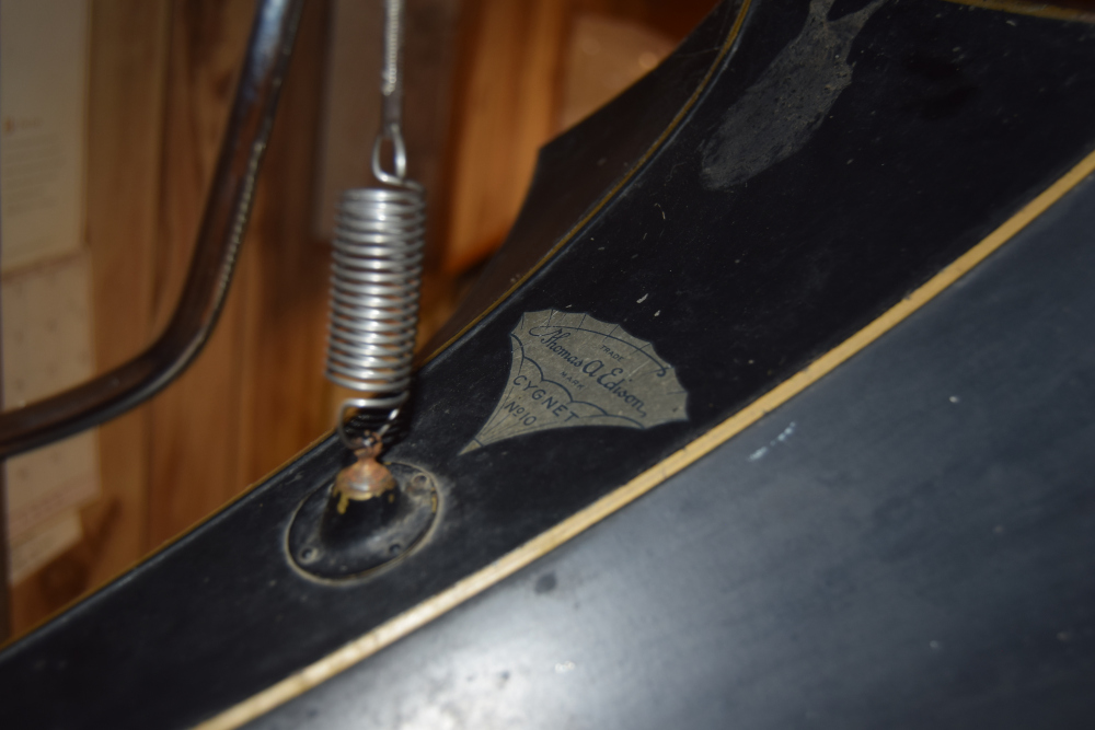 Edison Fireside Phonograph With Horn for sale