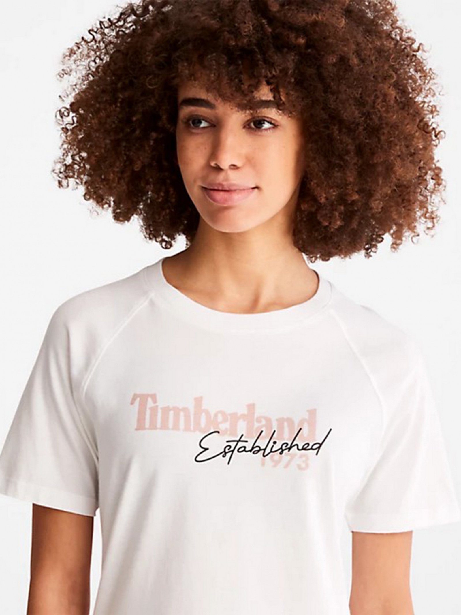 Футболки Timberland Established 1973 TB0A42E2100 для женщин Белый купить в Киеве, Украине в