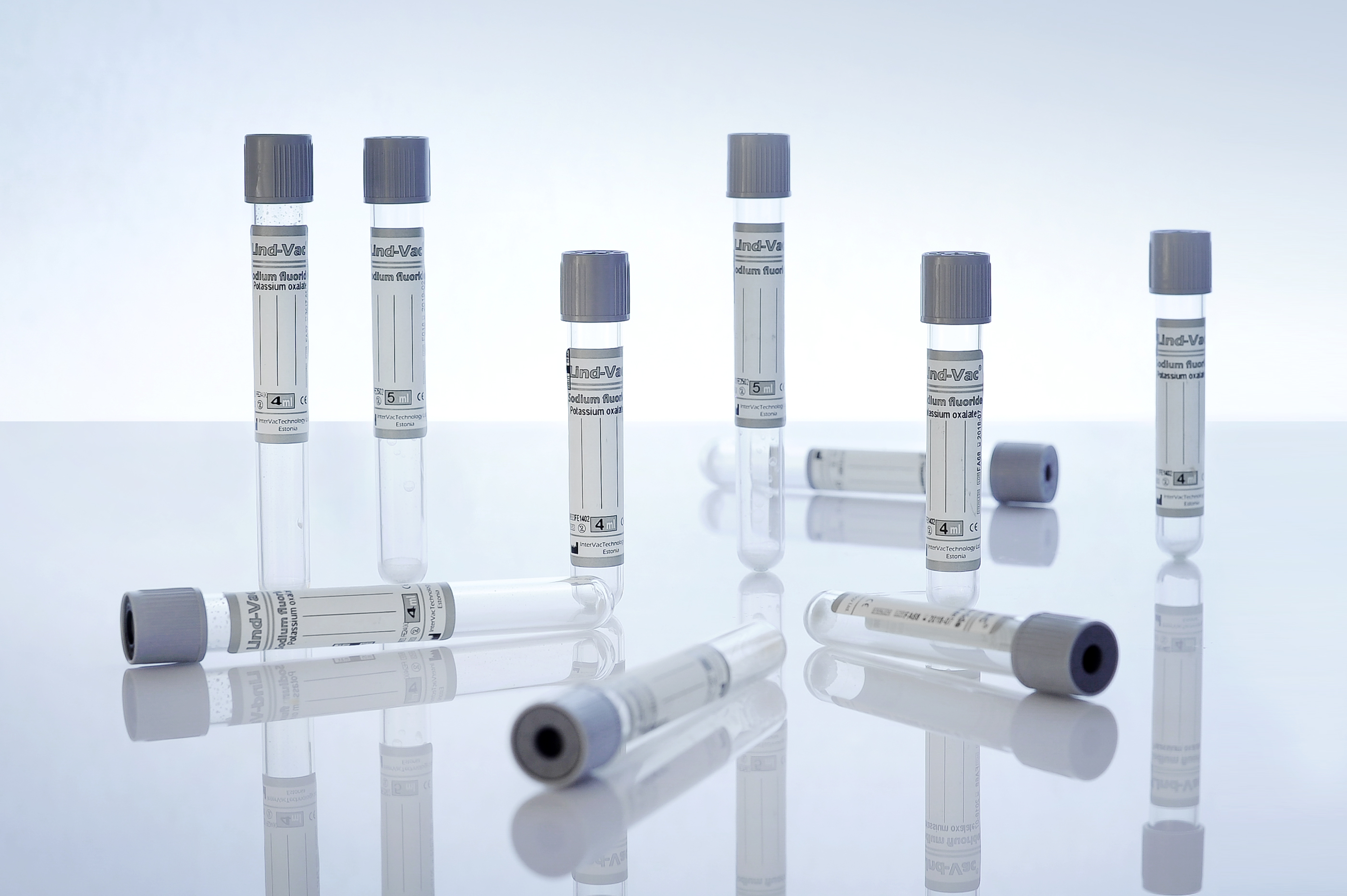 With sodium fluoride and potassium oxalate InterVacTechnology