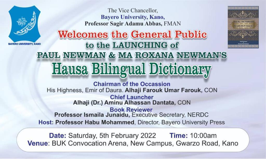 BUK Launches Hausa Dictionary Intervention