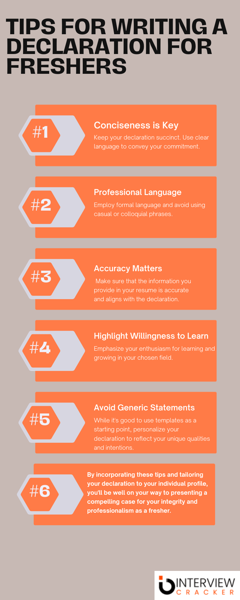 Declaration in Resume/CV For Fresher & Experienced - Sample , Example