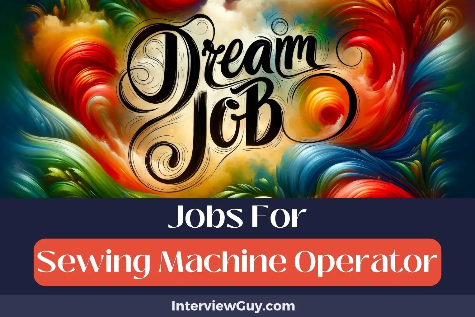 28 Jobs For Sewing Machine Operator (Weave Your Future)