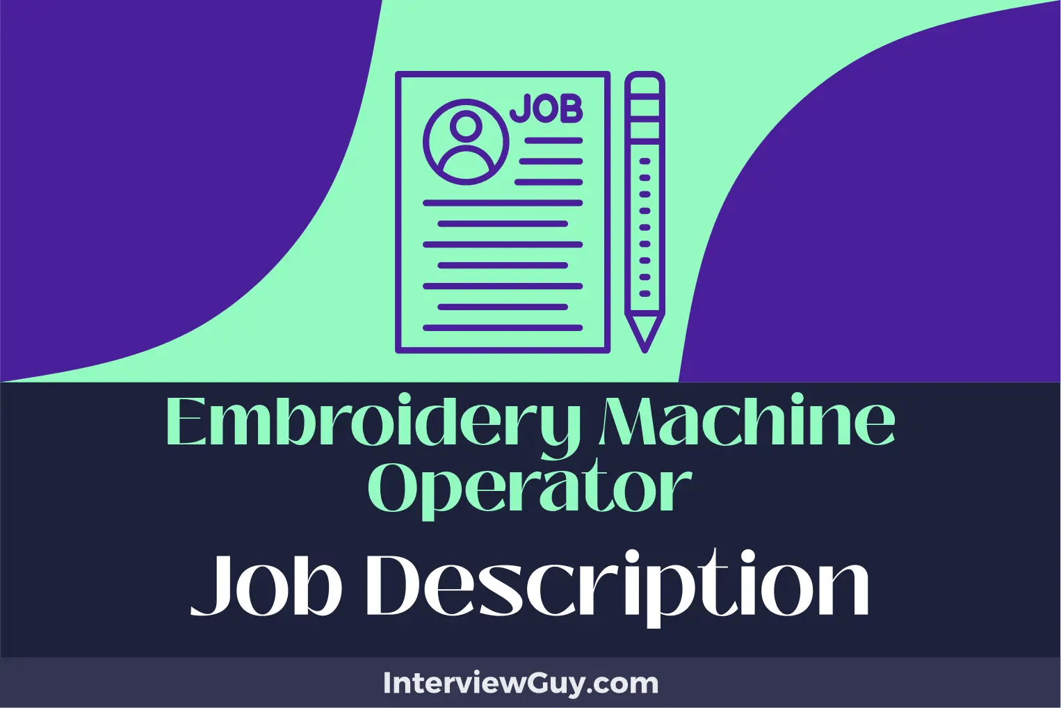 Embroidery Machine Operator Job Description [Updated for 2024]