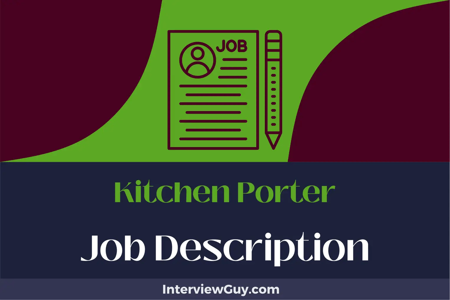 Kitchen Porter Job Description [Updated for 2024]