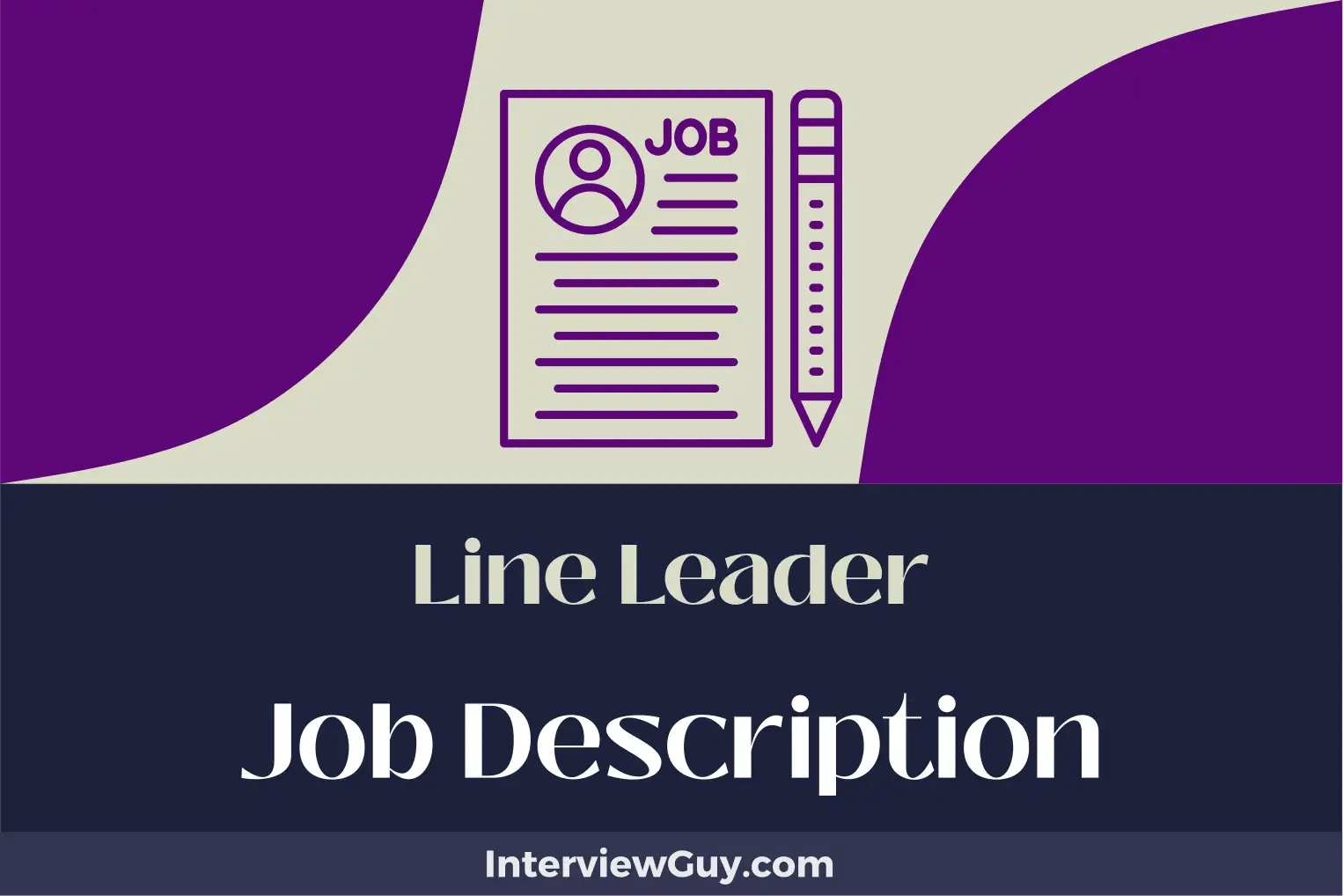 Line Leader Job Description [Updated for 2024]