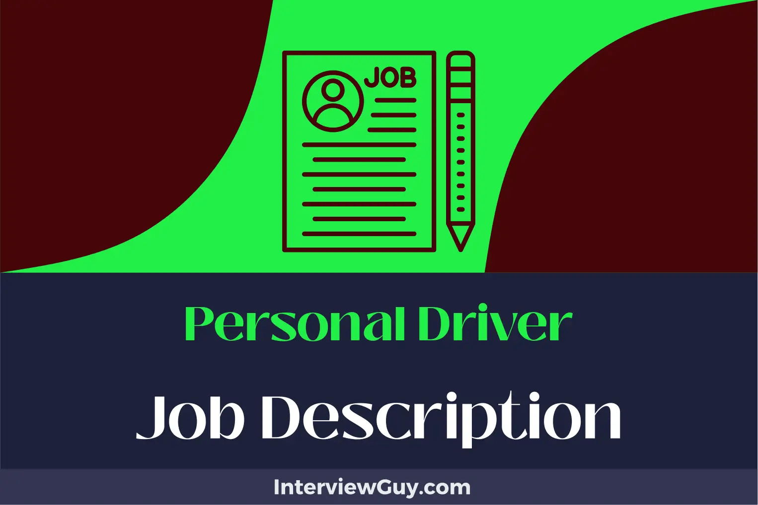 Personal Driver Job Description [Updated for 2024]