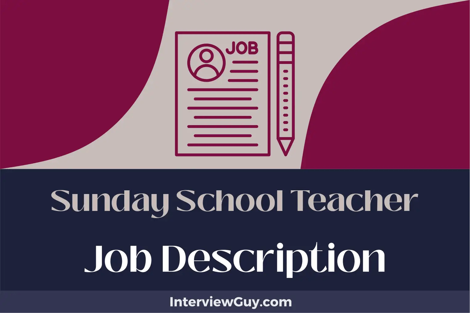 Sunday School Teacher Job Description [Updated for 2024]