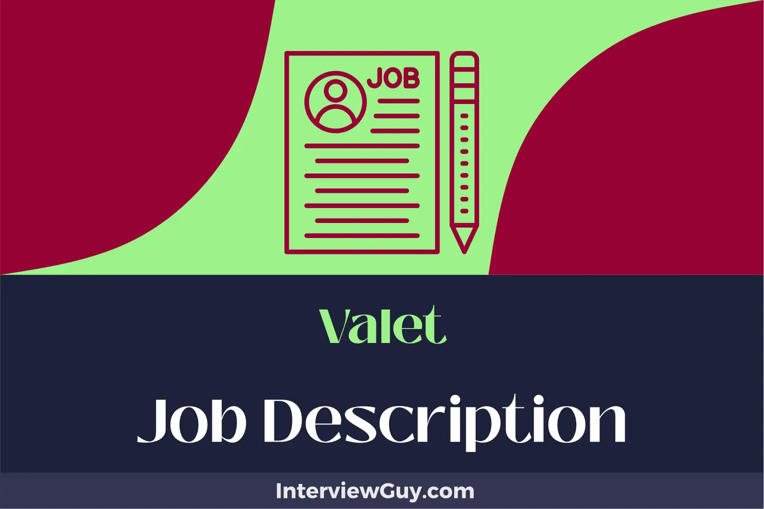 Valet Job Description [Updated for 2024]