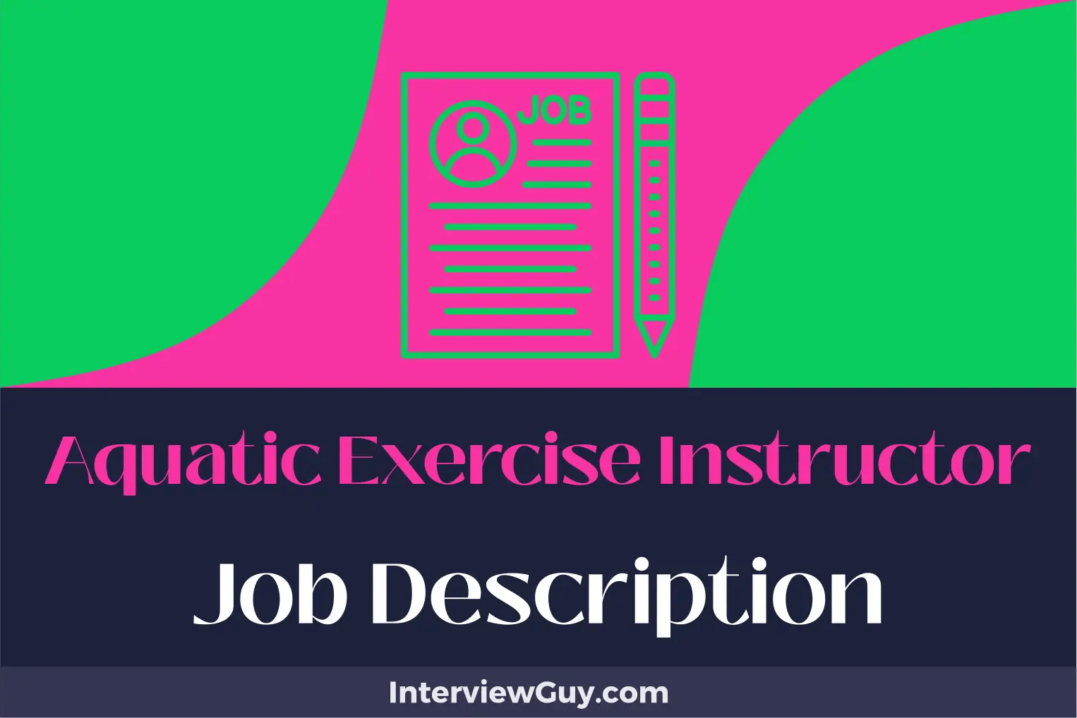 Aquatic Exercise Instructor Job Description [Updated for 2024]