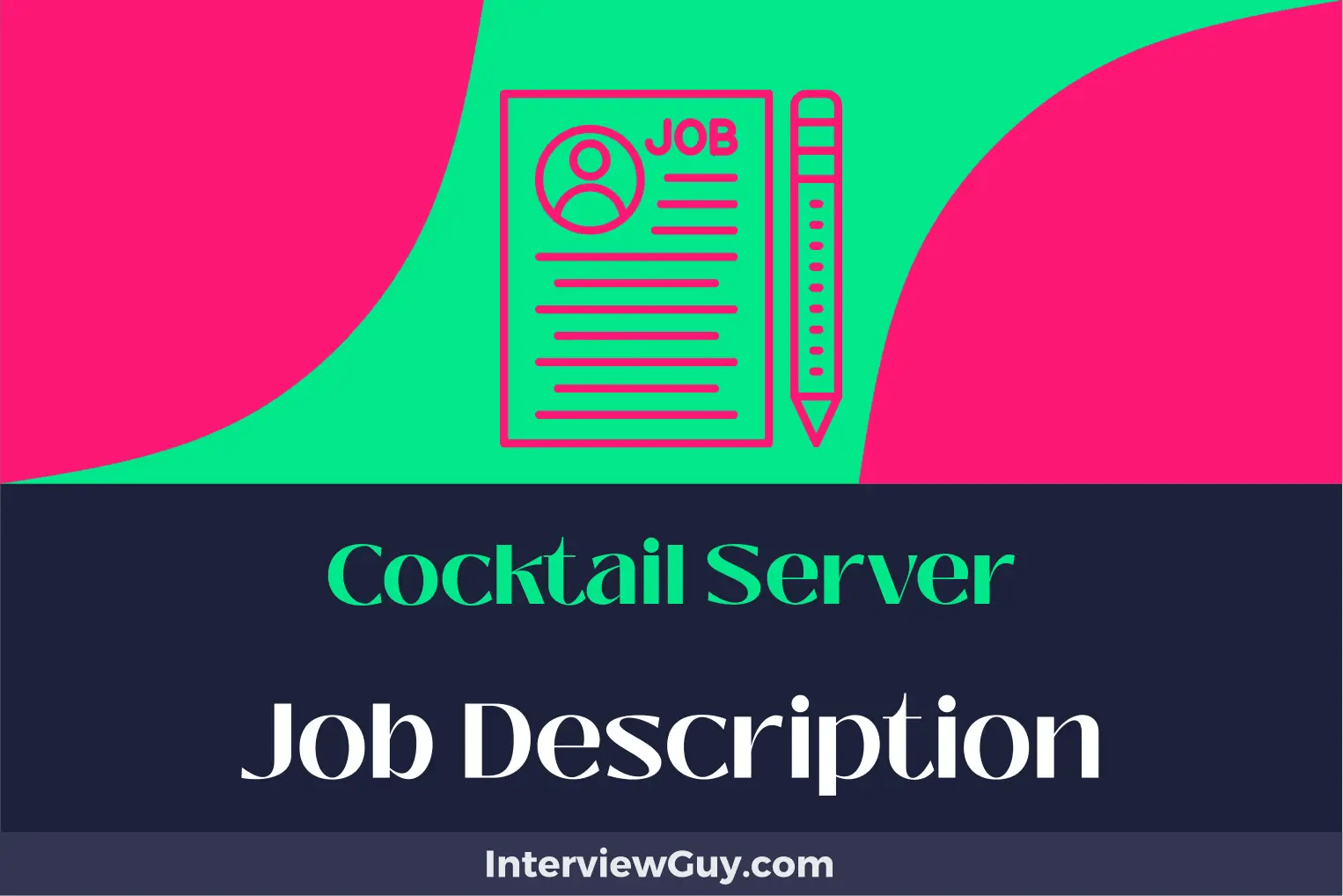 Cocktail Server Job Description [Updated for 2024]