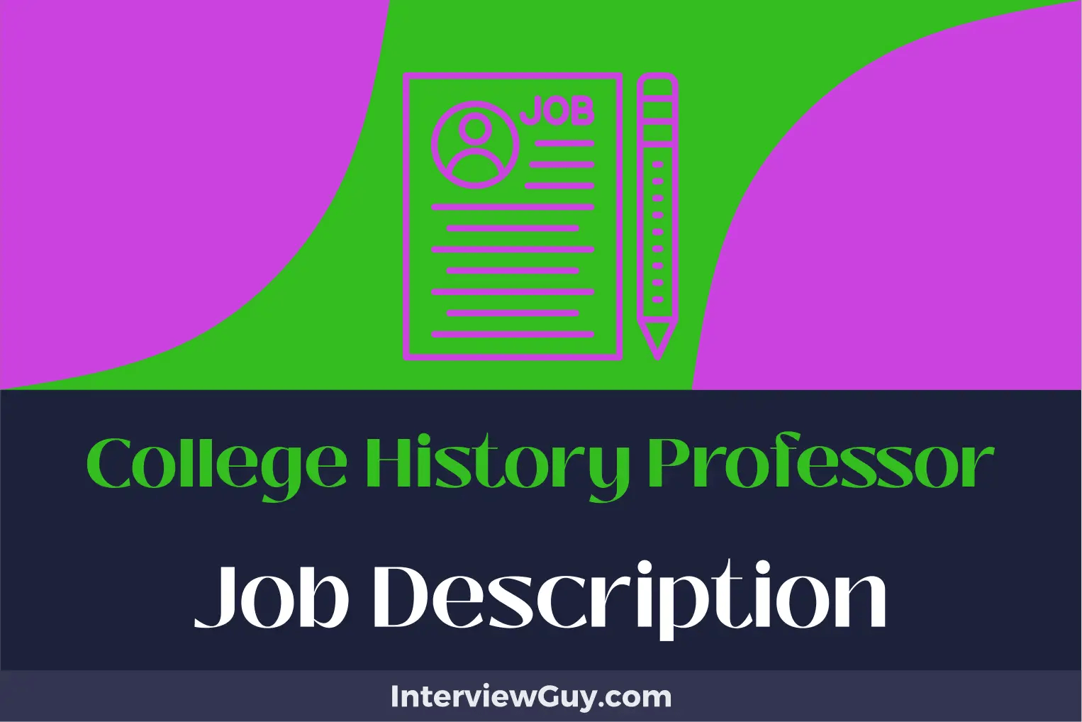 College History Professor Job Description [Updated for 2024]