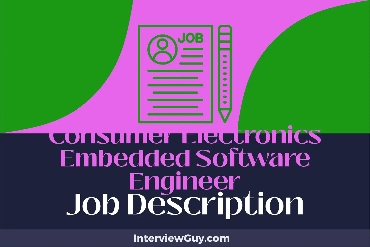 Consumer Electronics Embedded Software Engineer Job Description