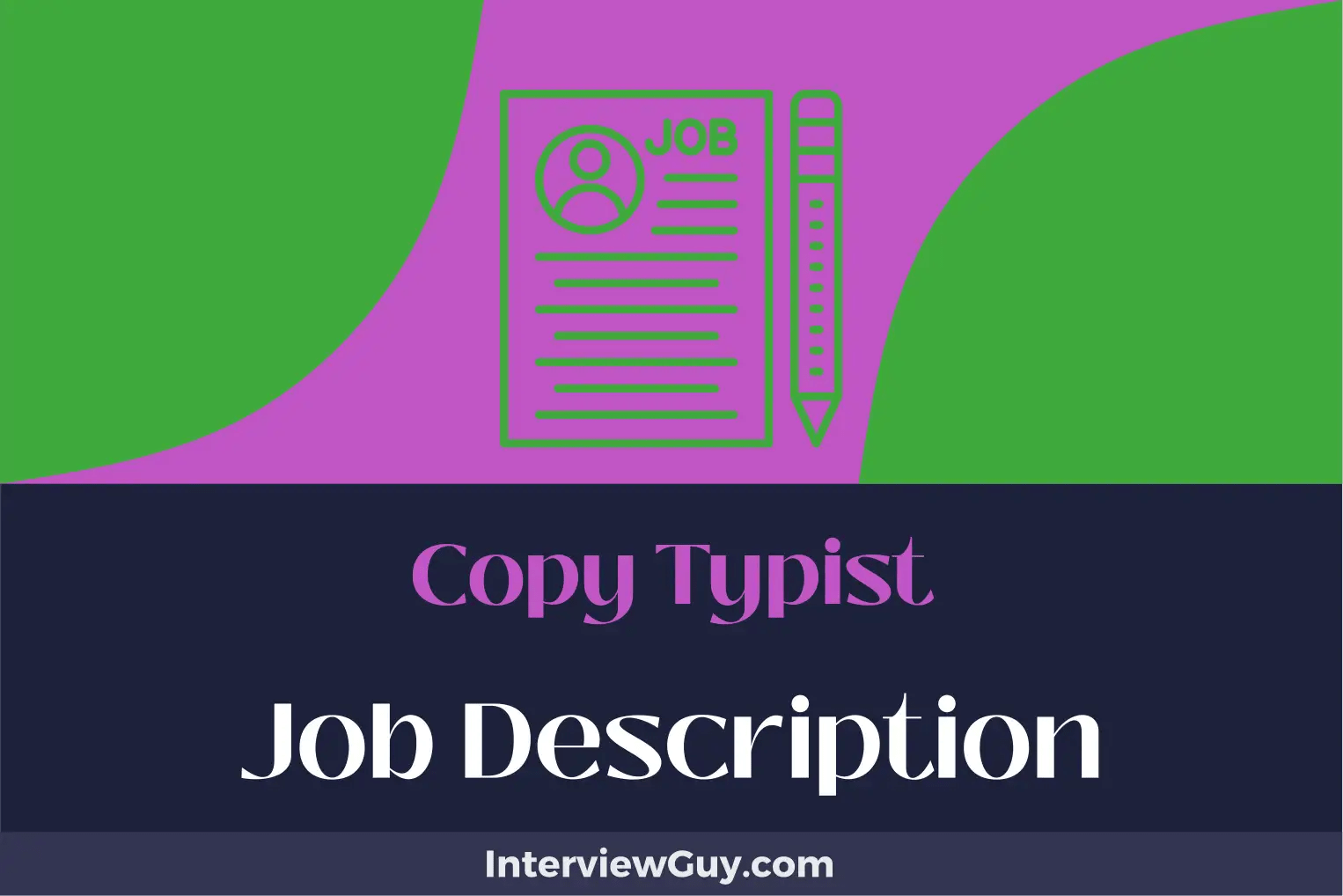 Copy Typist Job Description [Updated for 2024]
