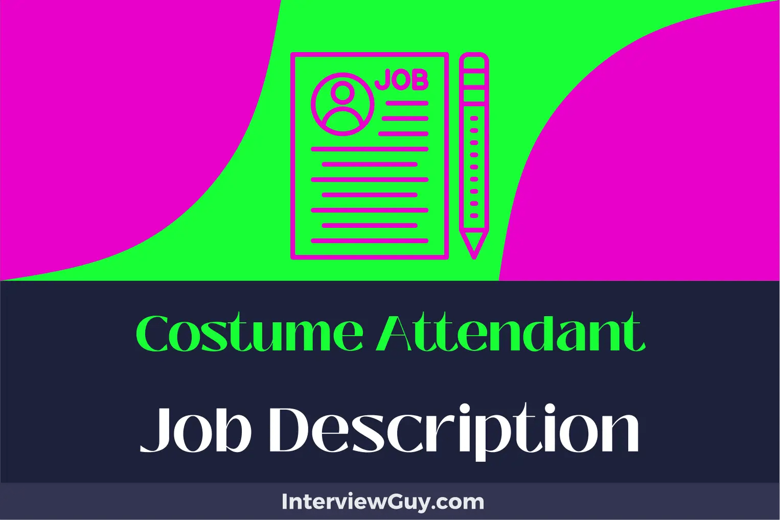 Costume Attendant Job Description [Updated for 2024]