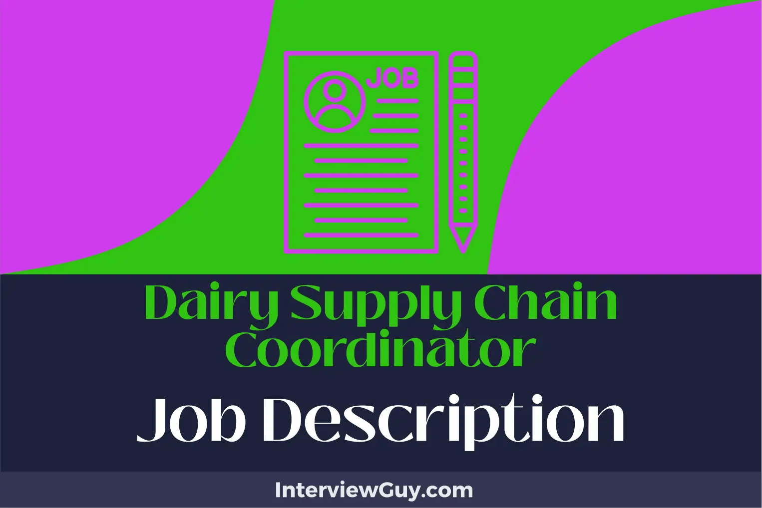 Dairy Supply Chain Coordinator Job Description [Updated for 2024]