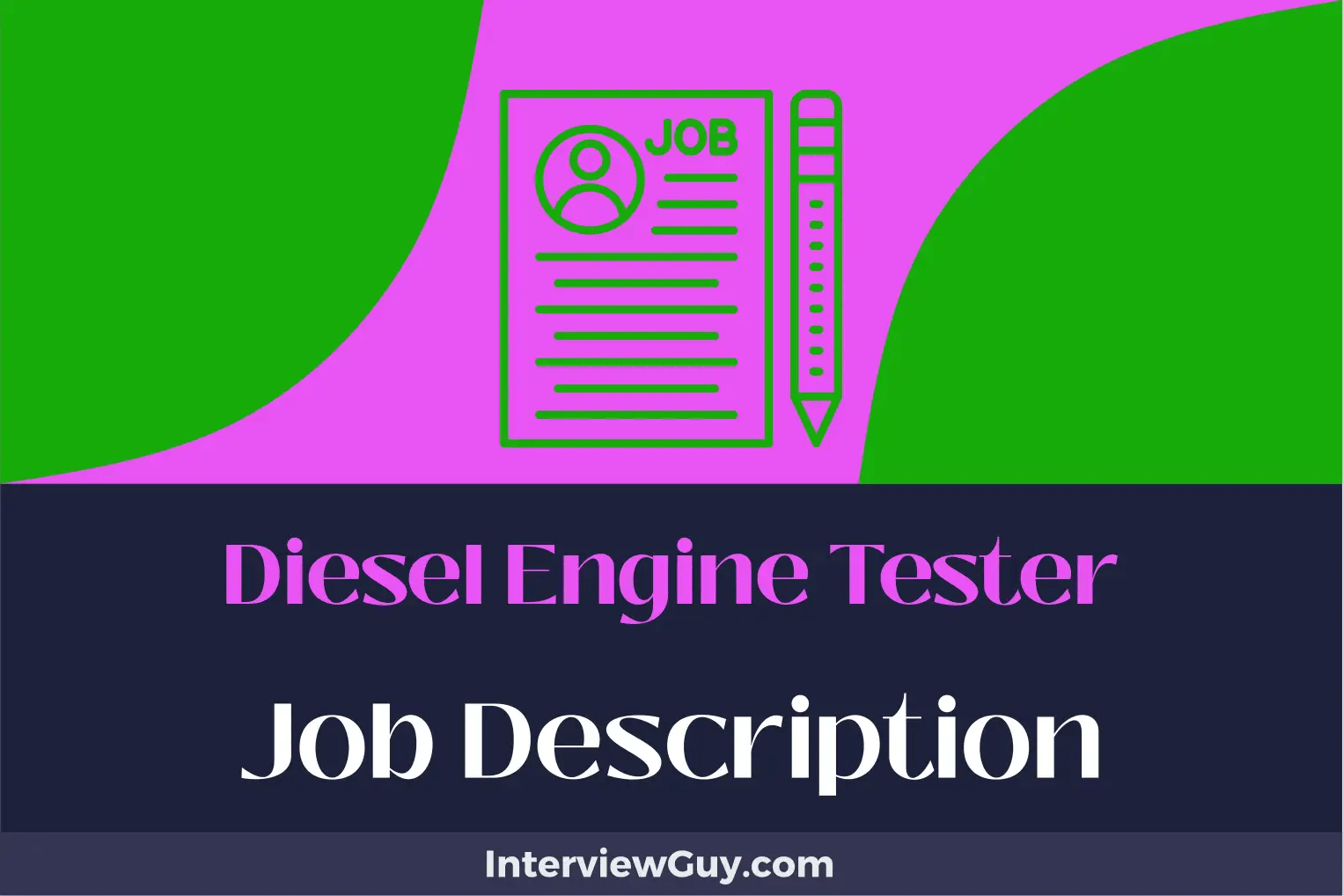Diesel Engine Tester Job Description [Updated for 2024]