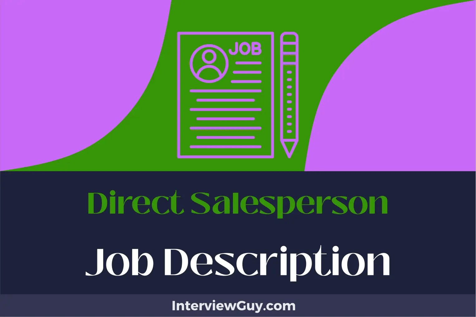 Direct Salesperson Job Description [Updated for 2024]