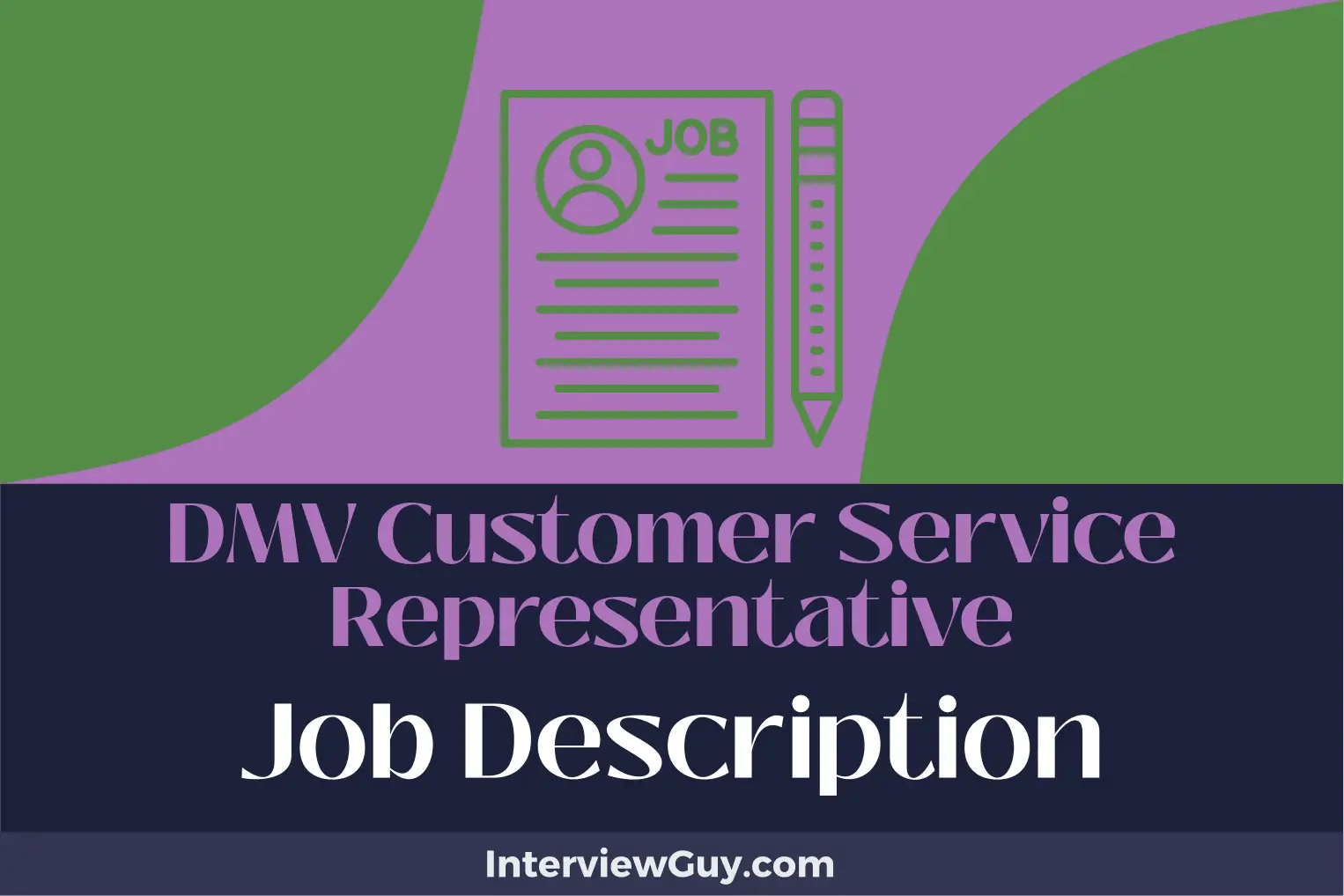 DMV Customer Service Representative Job Description [Updated for 2024]