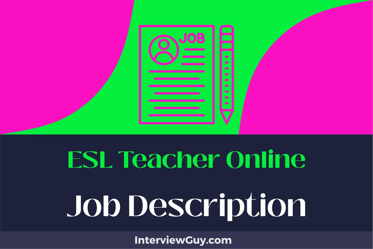 ESL Teacher Online Job Description [Updated for 2024]