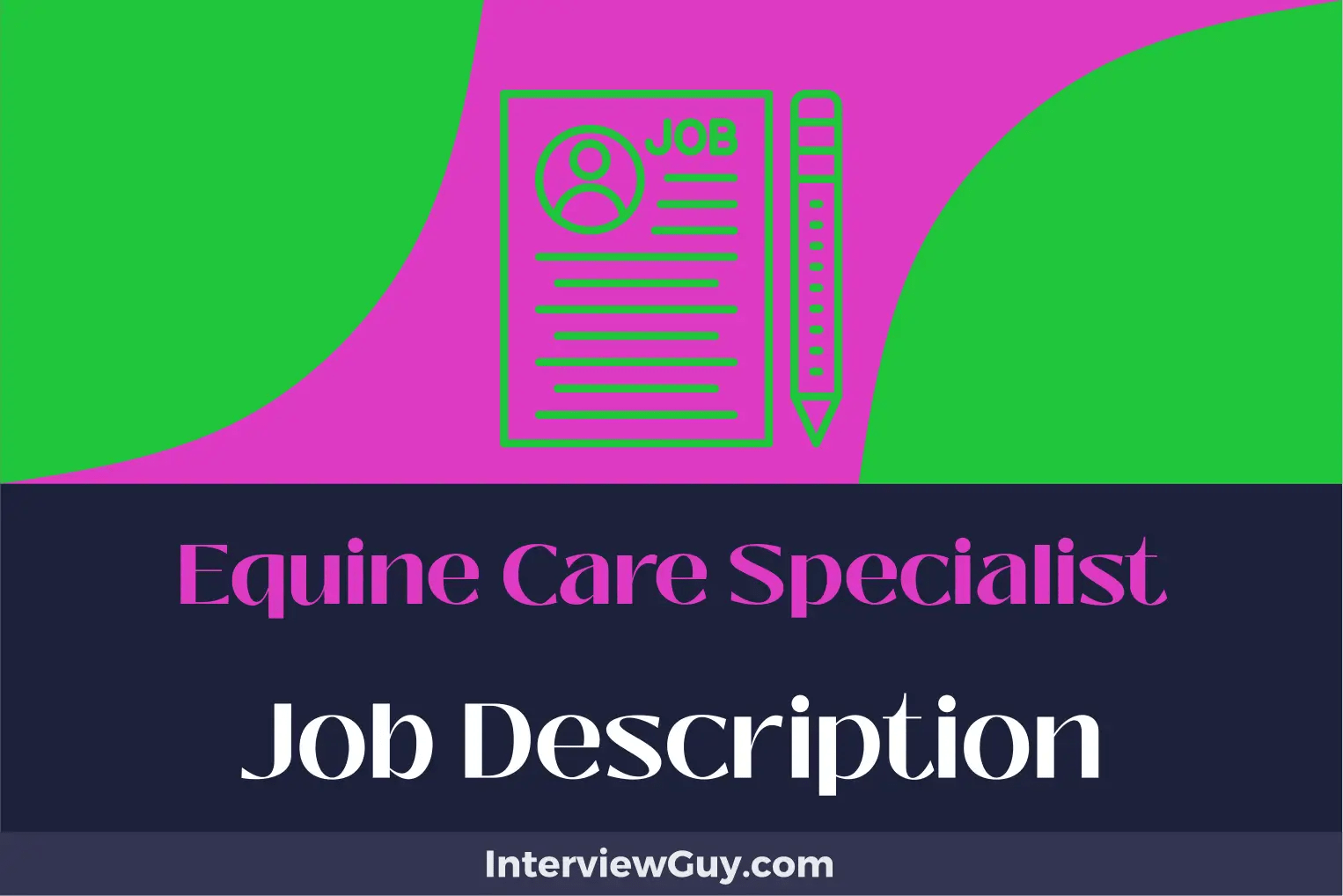 Equine Care Specialist Job Description [Updated for 2024]