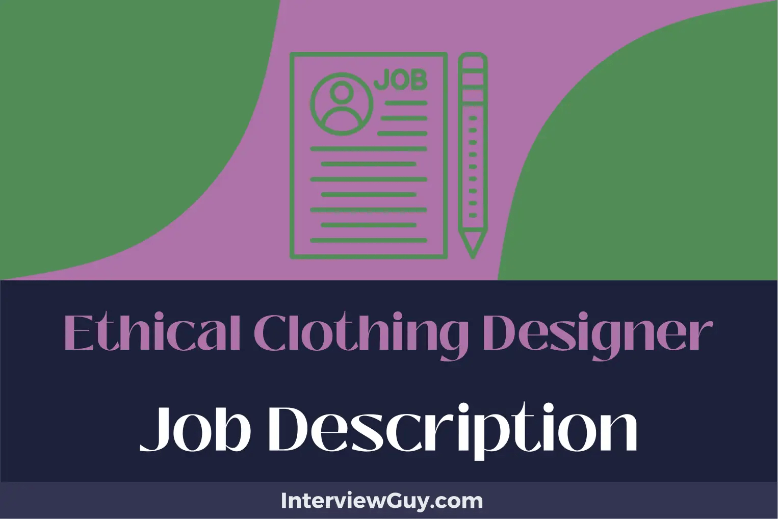 Ethical Clothing Designer Job Description [Updated for 2024]