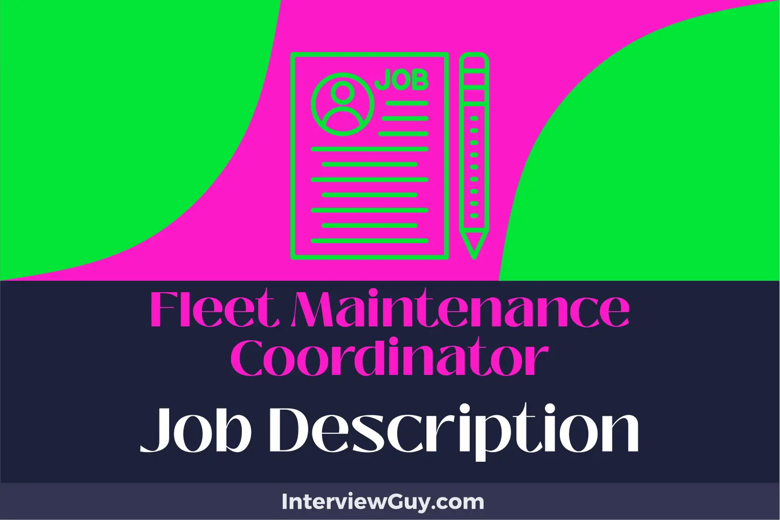 Fleet Maintenance Coordinator Job Description [Updated for 2024]