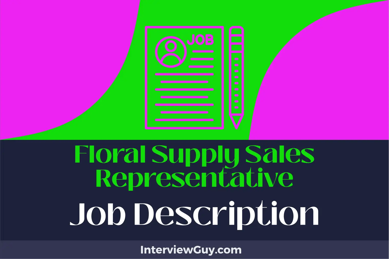 Floral Supply Sales Representative Job Description [Updated for 2024]