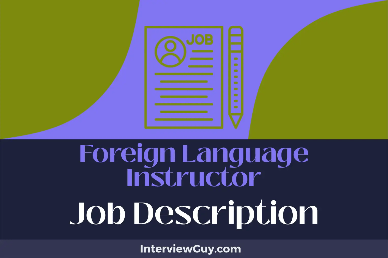 Foreign Language Instructor Job Description [Updated for 2024]