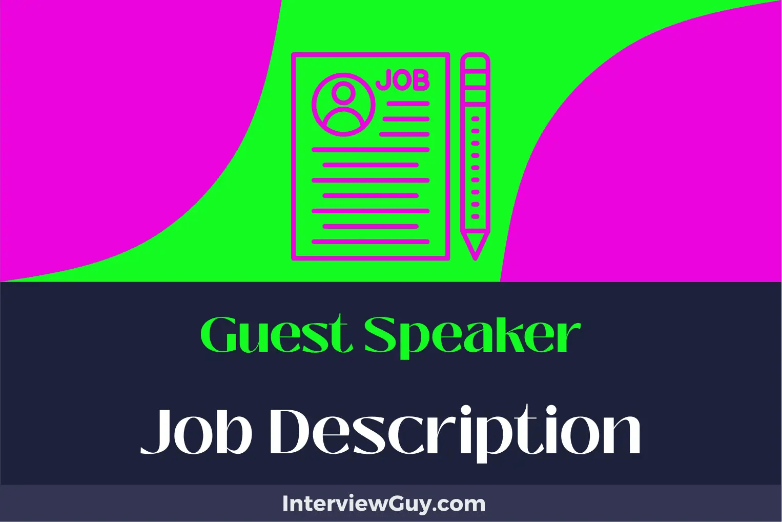Guest Speaker Job Description [Updated for 2024]