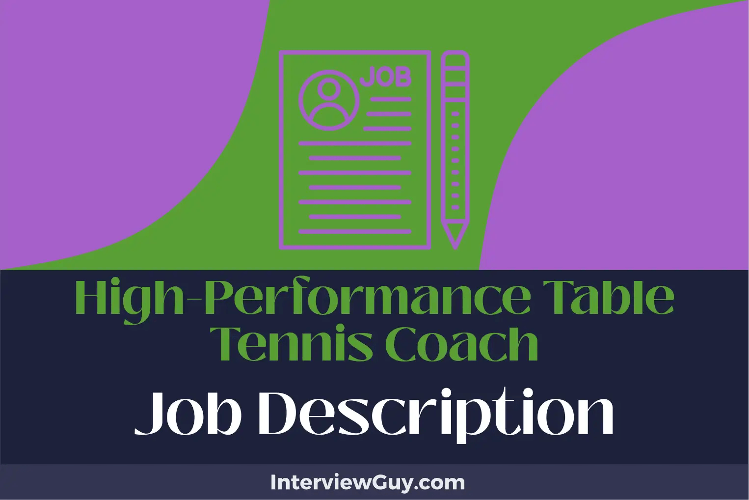 HighPerformance Table Tennis Coach Job Description [Updated for 2024]