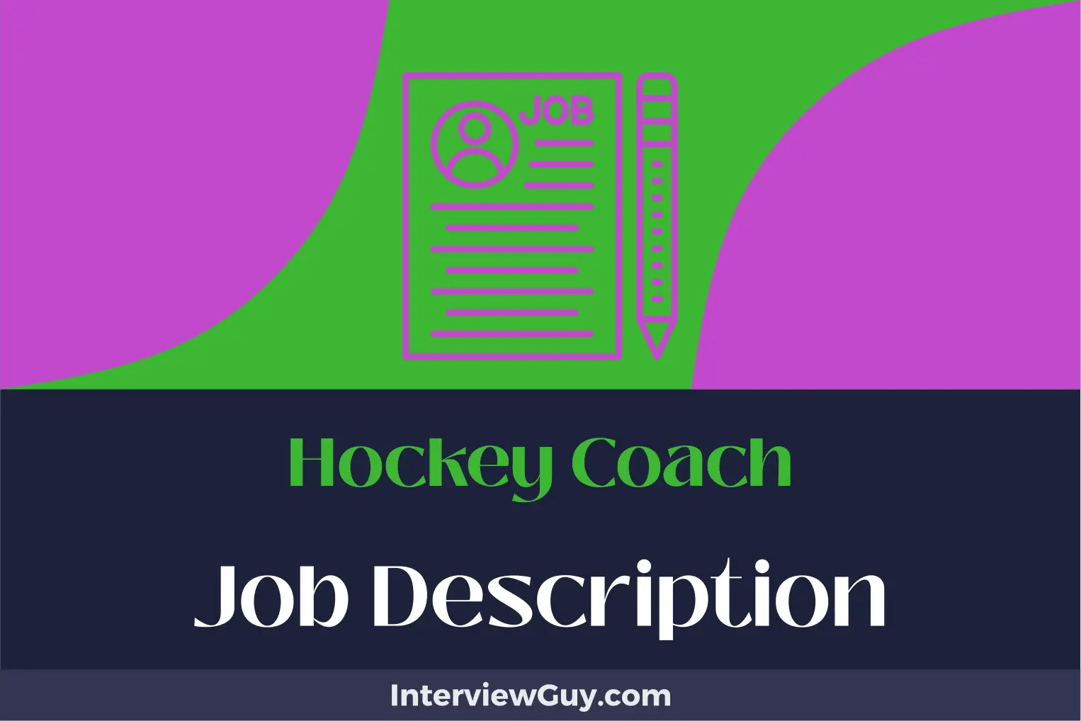Hockey Coach Job Description [Updated for 2024]