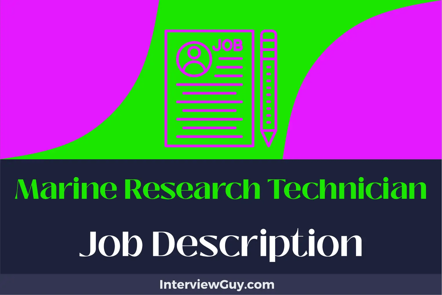 Marine Research Technician Job Description [Updated for 2024]