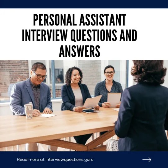 Top 25 Personal Assistant Interview Questions and Answers 2024