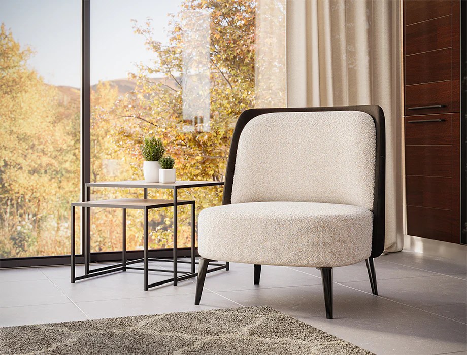 Minimal and Comfortable Rex Bedroom Sofa Chair Interwood