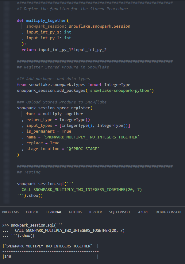 A Definitive Guide to Creating Python Stored Procedures in Snowflake