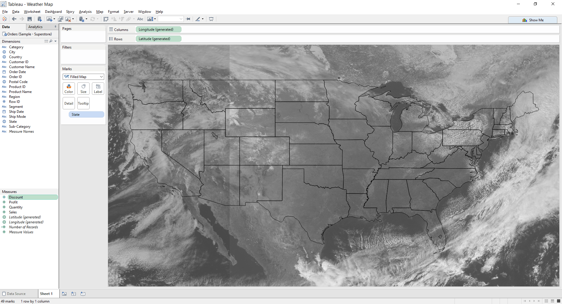 How to bring the Meteorological/Weather grid(.grib) data to tableau