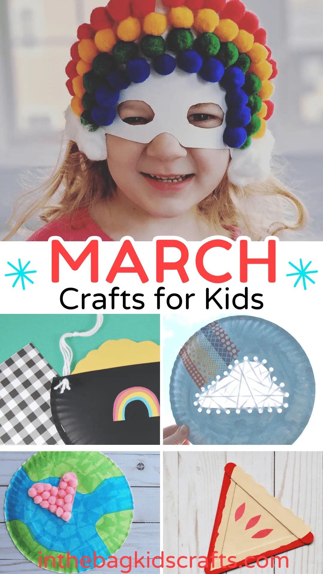 21+ March Crafts for Kids • In the Bag Kids' Crafts