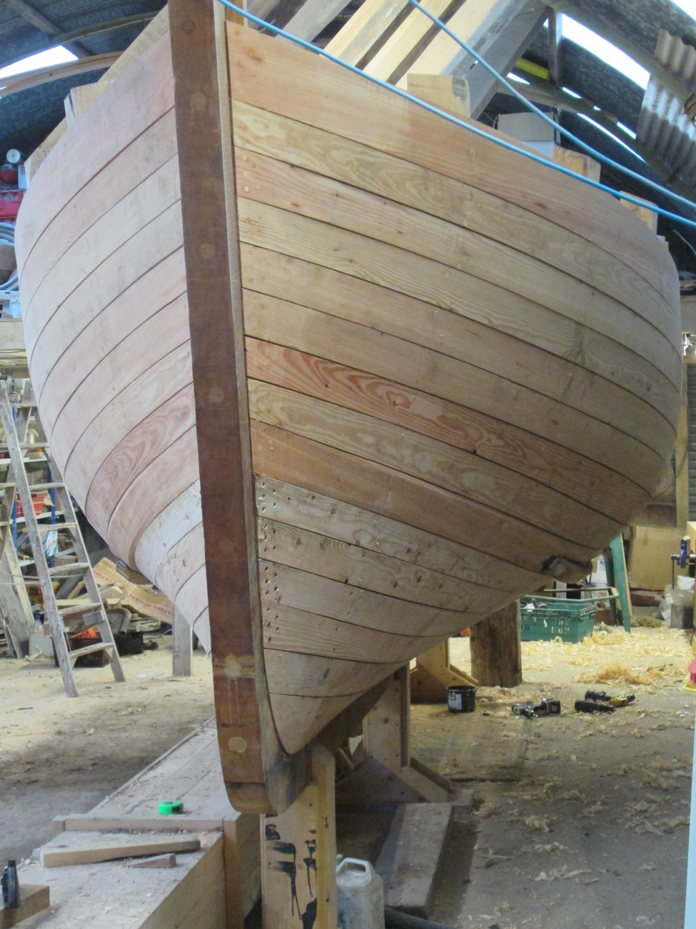 alasdair grant builds a 21ft carvel built motor launch